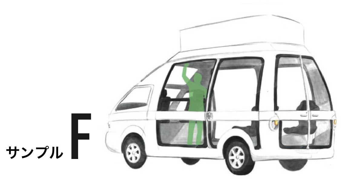 F案:全面シースルーカー